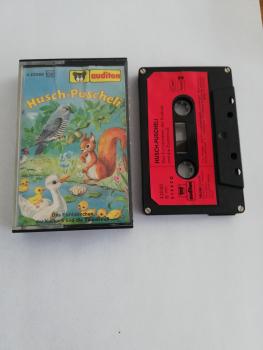 Husch-Puscheli Das Eichhörnchen, der Kuckuck und die Zaubernuß 4-fach Silber geschraubt Schwarz mit Roten Aufkleber 4.23260 CD Auditon(Innencover beschrieben)